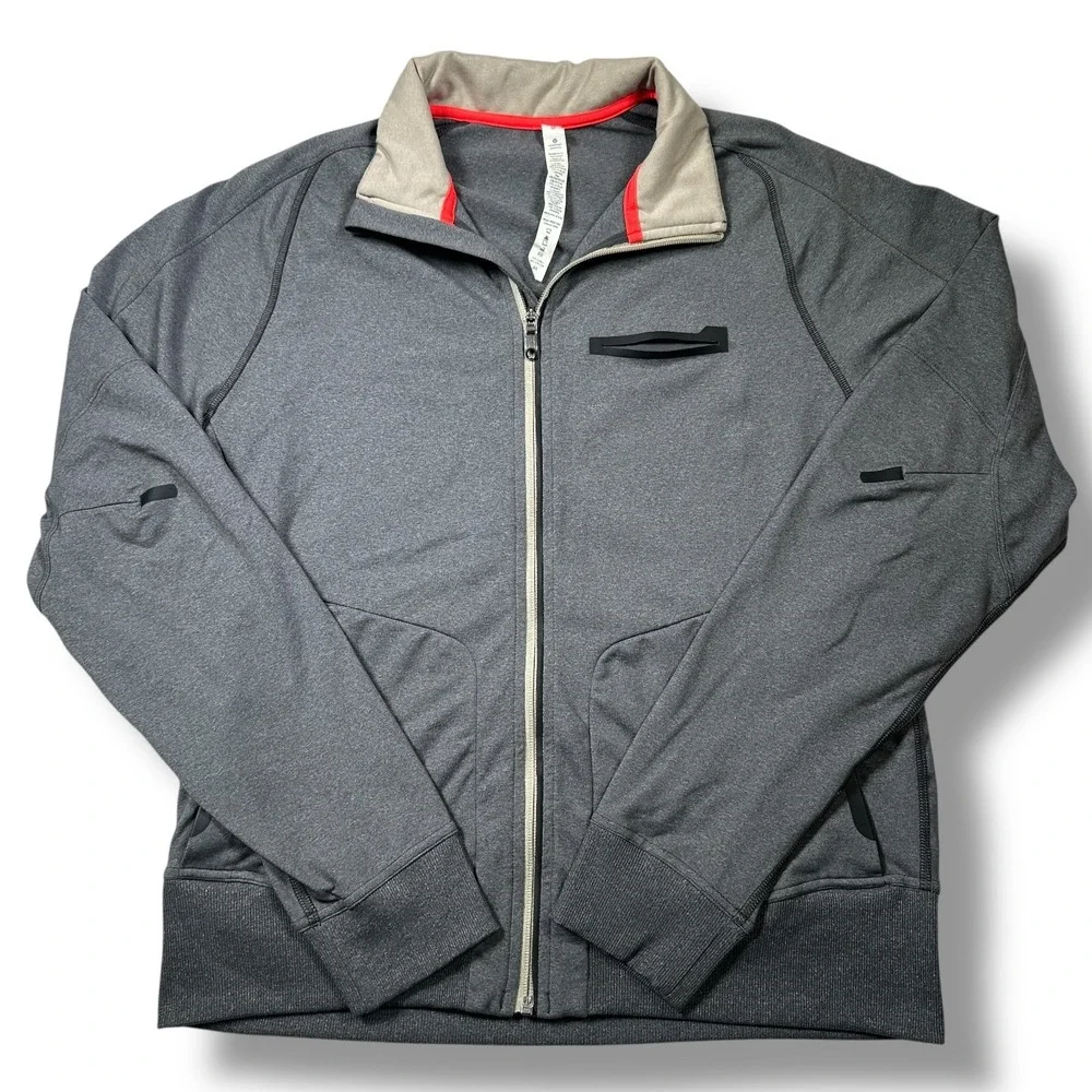Lululemon Full Zip Jacket Size Men's M Performance Training Track - Picture 1 of 7